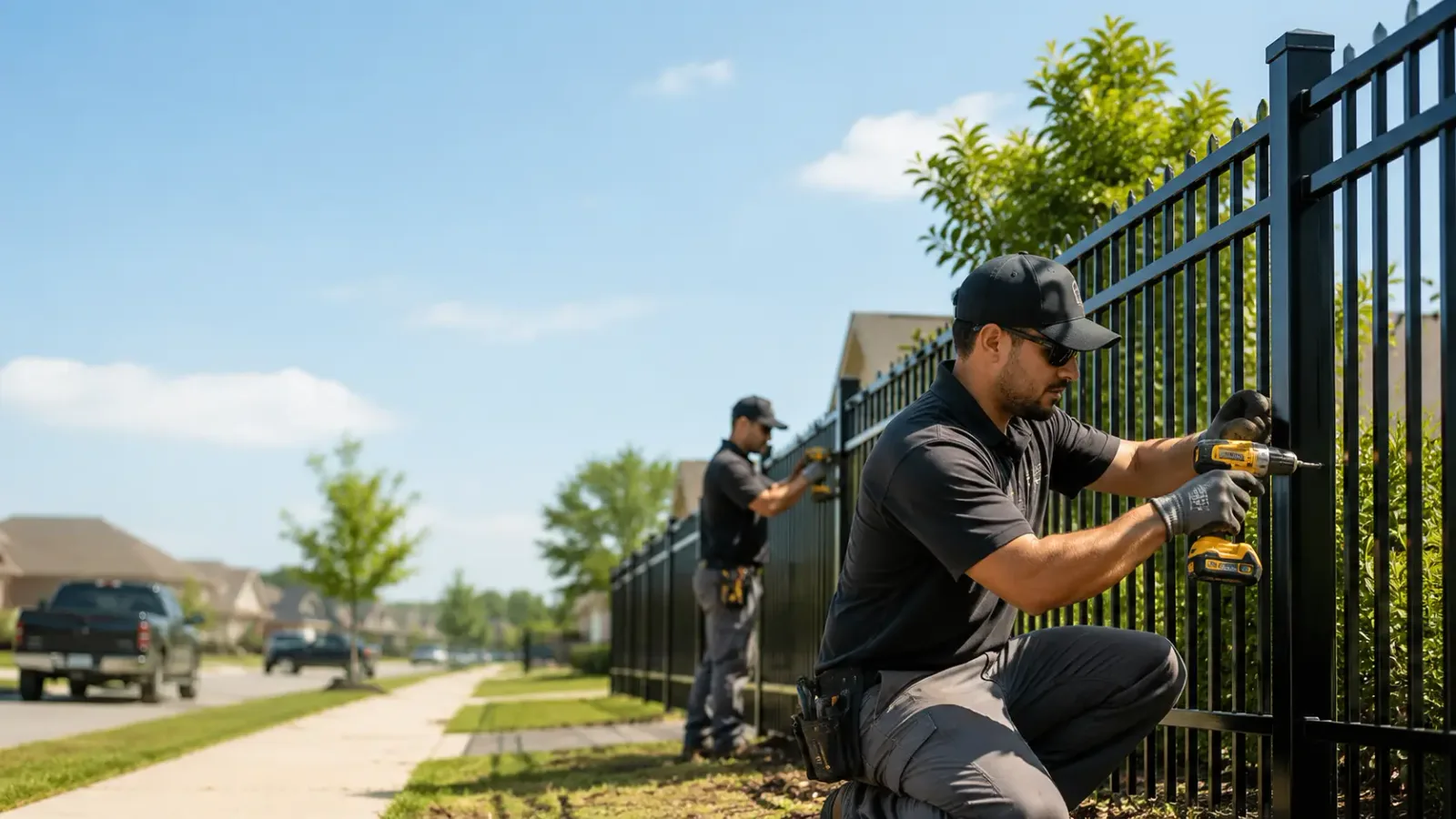 Metal Fence Installation in Brusly, LA